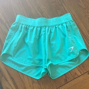 Gymshark Women's Aqua Athletic Shorts